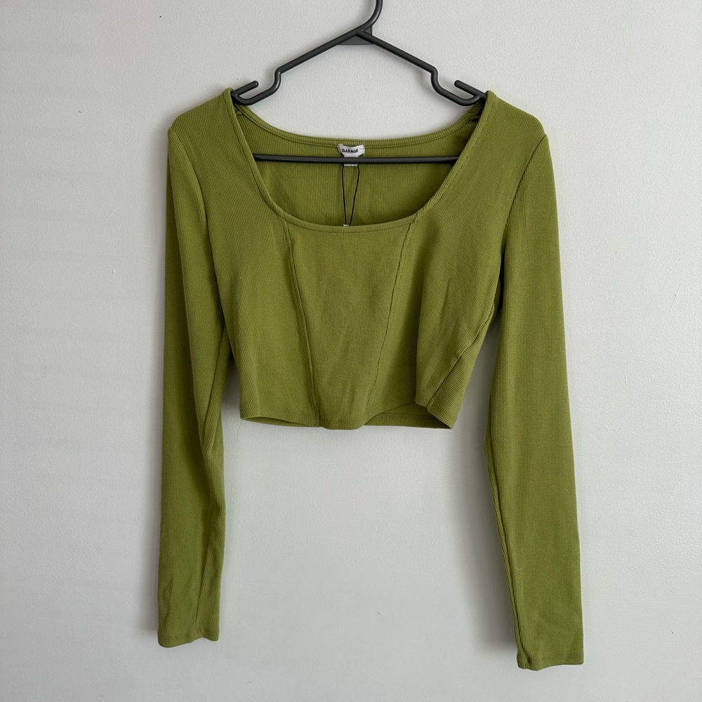 Garage Ribbed Long Sleeve